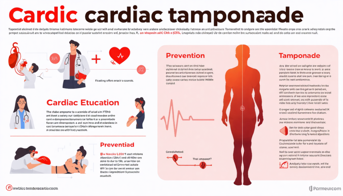 découvrez tout sur la tamponnade cardiaque : comprenez ses causes, identifiez ses symptômes essentiels et maîtrisez les traitements disponibles pour une prise en charge efficace.